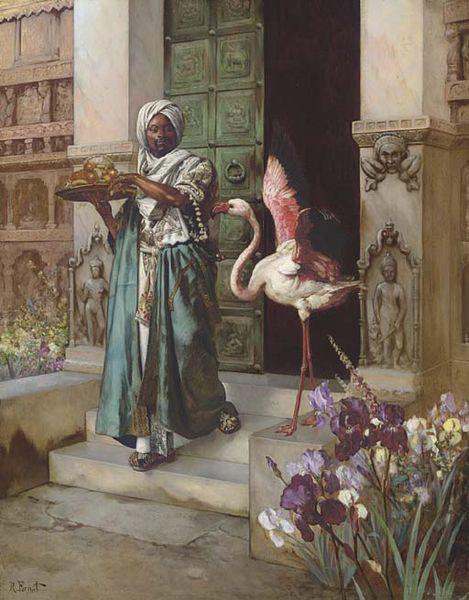 Rudolf Ernst Entering the Palace Gardens